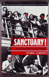 The cover of Sanctuary (1989) by Jewish and Australian Communist Party activist Mark Aarons