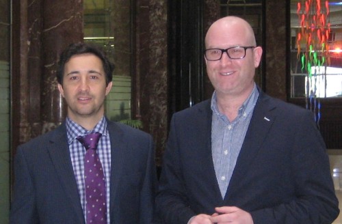 Jack Sen (left) with UKIP Deputy Leader MEP Paul Nuttall