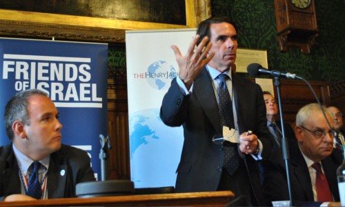 Robert Halfon (left) and other Friends of Israel