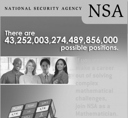 NSA advert
