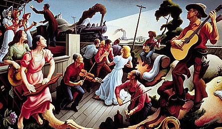 Thomas Hart Benton: From His "The Sources of Country Music" Series