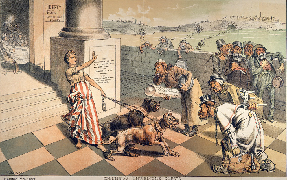 “哥伦比亚的不受欢迎的客人”：美国漫画家弗兰克·比尔德（Frank Beard，1842-1905年）对移民的看法不落俗套