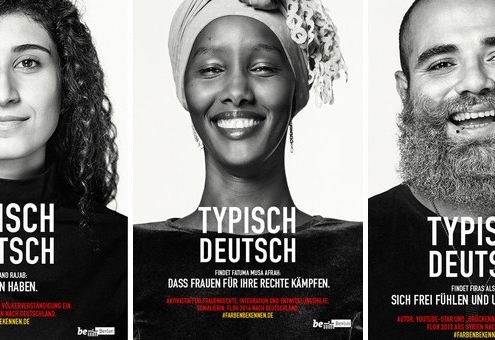 Lying propaganda from Germany: Blacks and other non-Germans are described as “typical Germans”