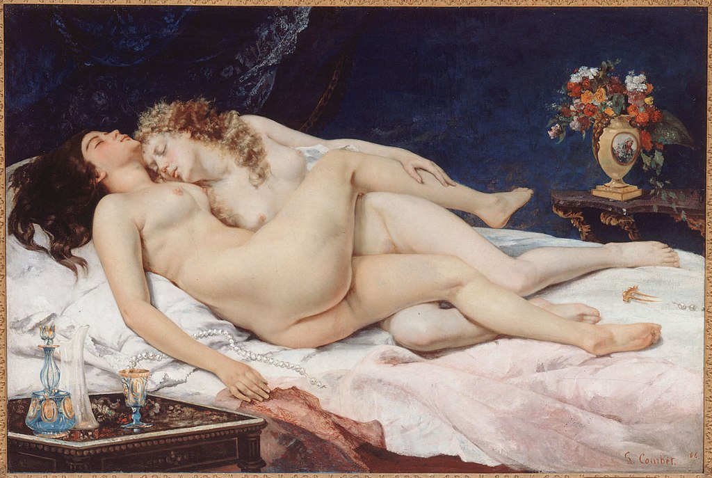 女同性恋的男性幻想：1866 年古斯塔夫·库尔贝 (Gustave Courbet) 的 Le Sommeil (Sleep)