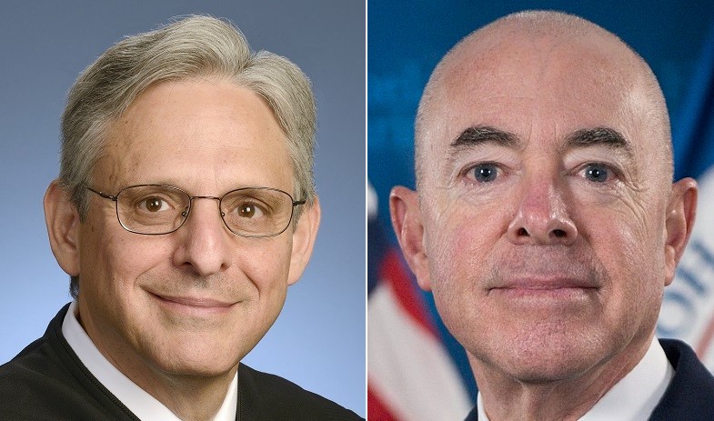 Pernicious punims on implacable enemies of the White West: the Jewish trans-Americans Merrick Garland and Alejandro Mayorkas